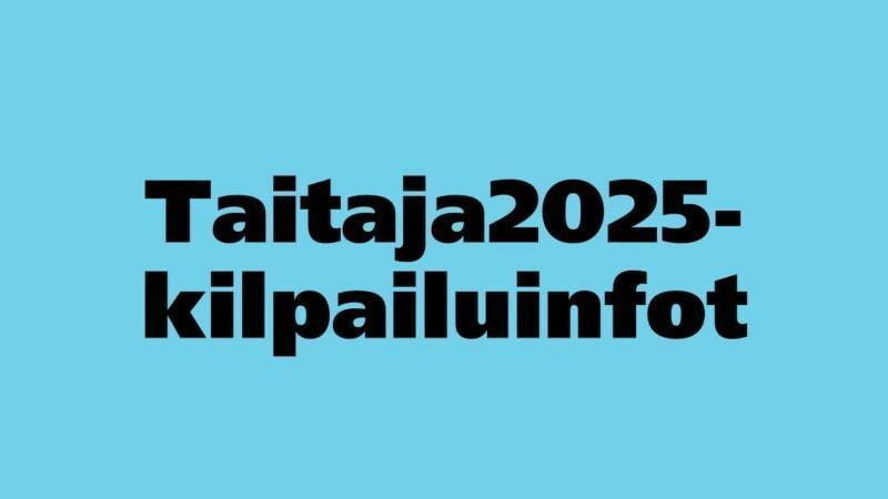 Taitaja2025-kilpailuinfot