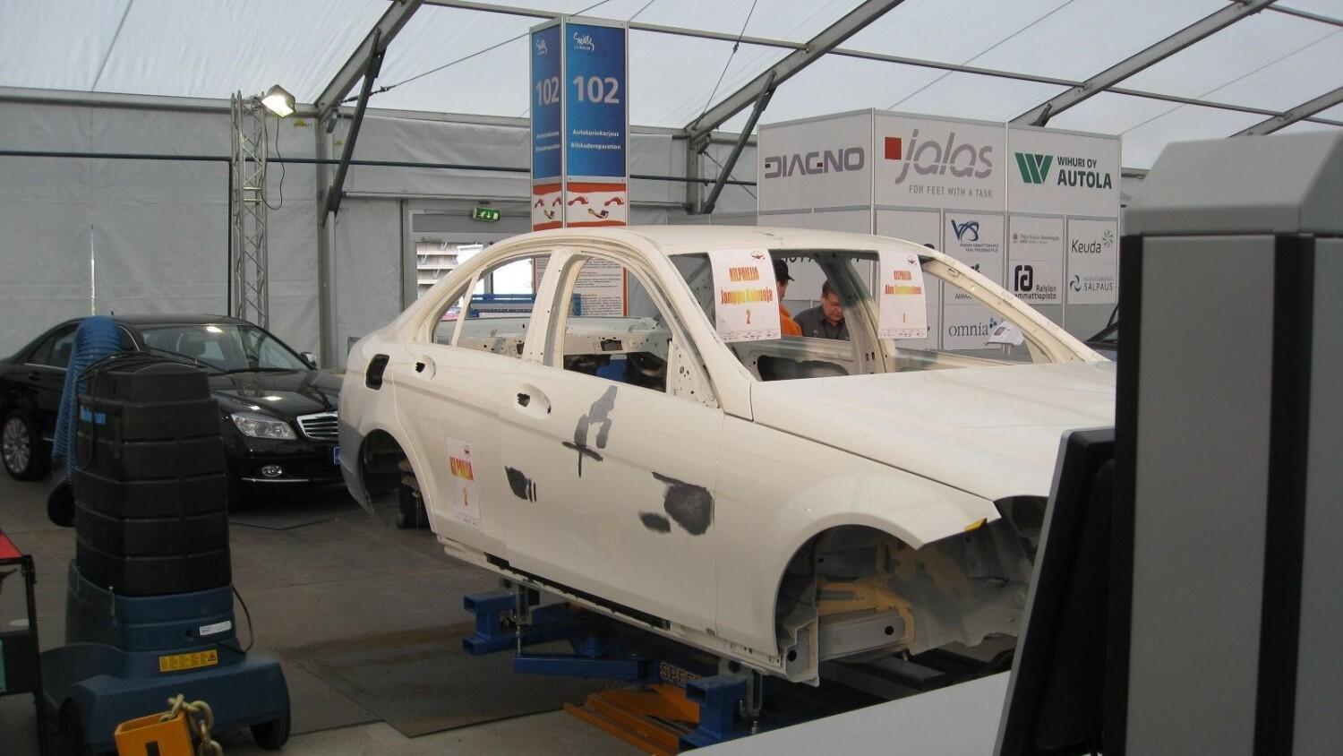 Jampan kilpailutehtävän auto