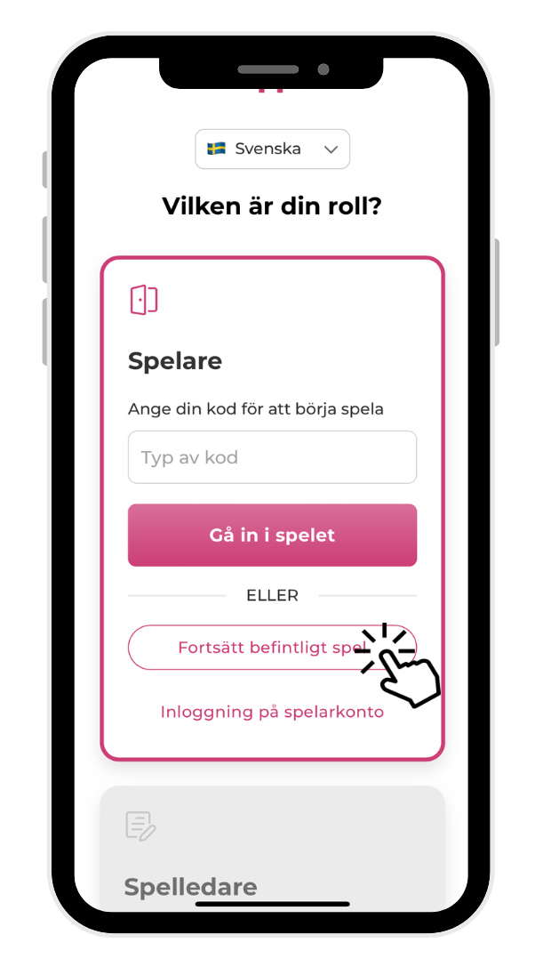 Fortsätta Framtidsstig-spelet knapp